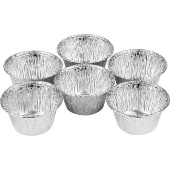 CONTENITORE ALLUMINIO MUFFIN - 6 PEZZI