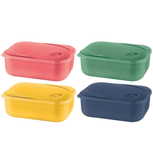 CONTENITORE CON VALVOLA "NEWTON" 1 LITRO - COLORI ASSORTITI