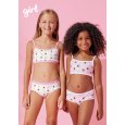 JADEA - COORDINATO BAMBINA COD.217 BRASSIERE + SLIP - COLORI ASSORTITI