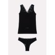 JADEA - COORDINATO DONNA CANOTTA+BRASILIANA COD.4745 - COLORI ASSORTITI 