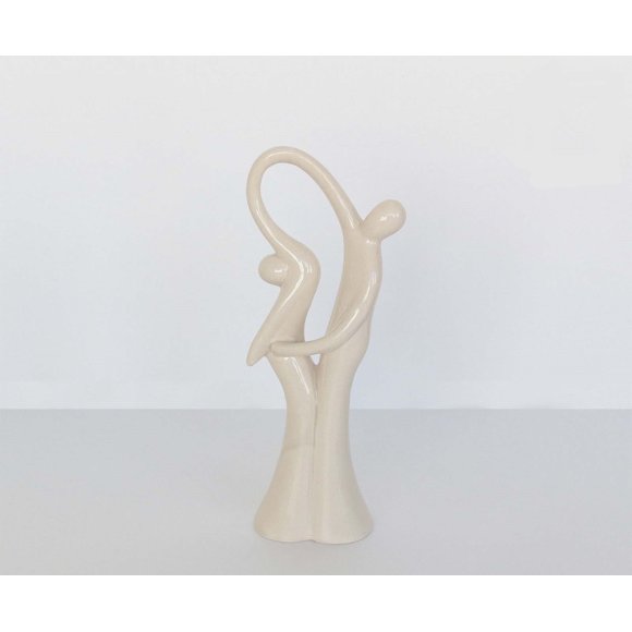 COPPIA DANZA 32 CM - TORTORA