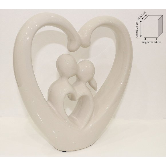INNAMORATI NEL CUORE TORTORA 26 CM