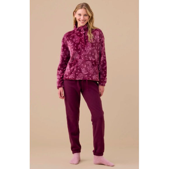 Pigiama Donna in Coral Fleece – Articolo Cachemire FA009383 