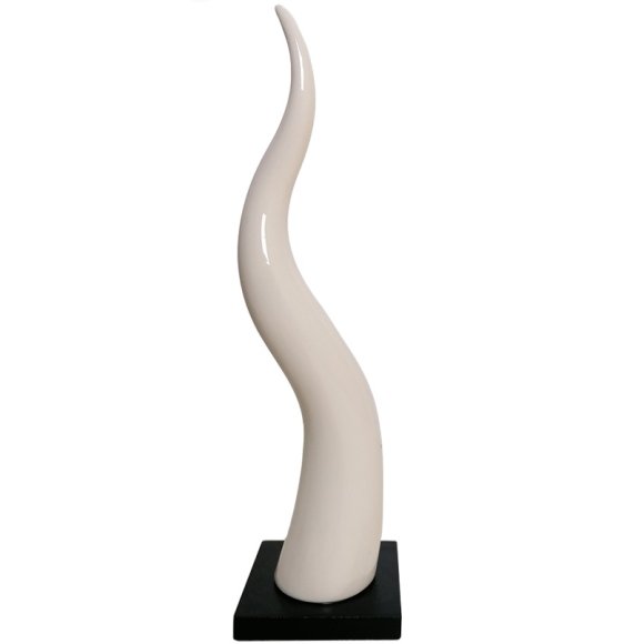 CORNO 31 CM - BIANCO 