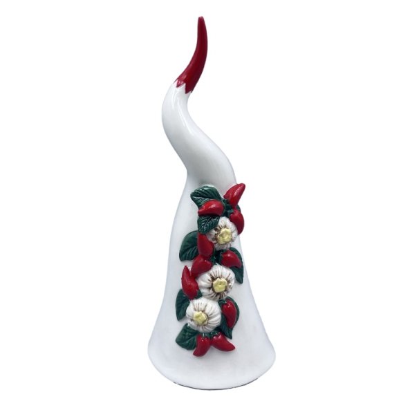 CORNO DECORATO - BIANCO 