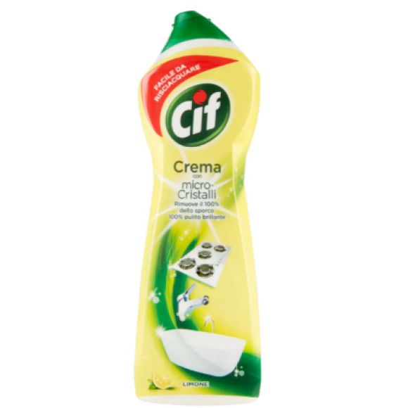 CIF CREMA MULTIUSO CON MICROCRISTALLI 750ML - LIMONE