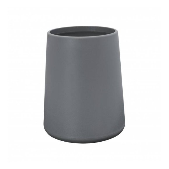 BICCHIERE PORTA SPAZZOLINI "TOWER" - GRIGIO