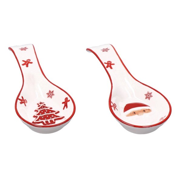 NATALE-POGGIACUCCHIAIO IN CERAMICA -FANTASIA ASSORTITI