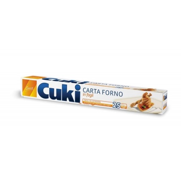 CUKI CARTA FORNO FOGLI - 25 PEZZI