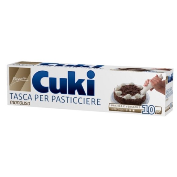CUKI SACCA PASTICCERIA X10 3 BECCHI