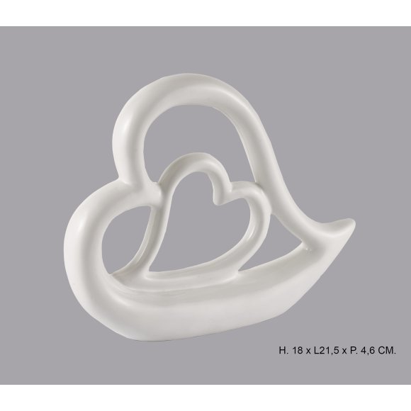 DUE CUORI 21,5 - BIANCO