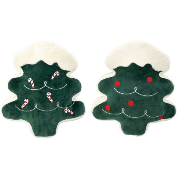 NATALE-CUSCINO  A FORMA DI ALBERO DI NATALE- 50x57cm