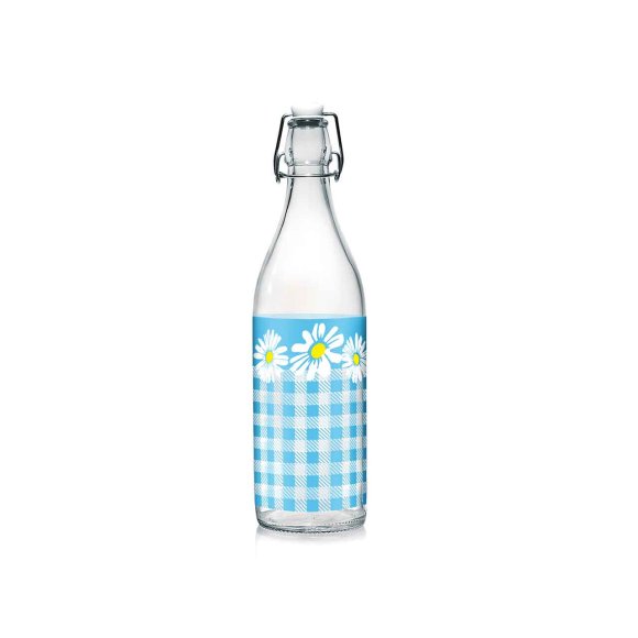 BOTTIGLIA LITTLE "DAISY" 1 LITRO - AZZURRA