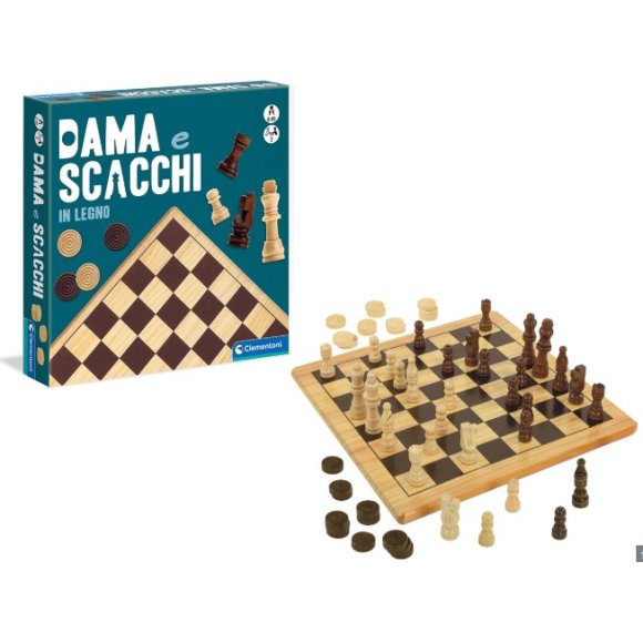 SCACCHI+DAMA IN LEGNO 16828