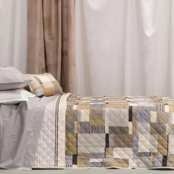 Riviera Trapuntino Double Face "DANTE" 2 Piazze - Beige