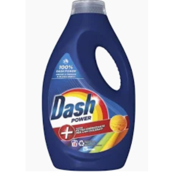 Dash Power Detersivo Liquido 18 Lavaggi Igienizzante Dash Power Detersivo Liquido 18 Lavaggi Igienizzante