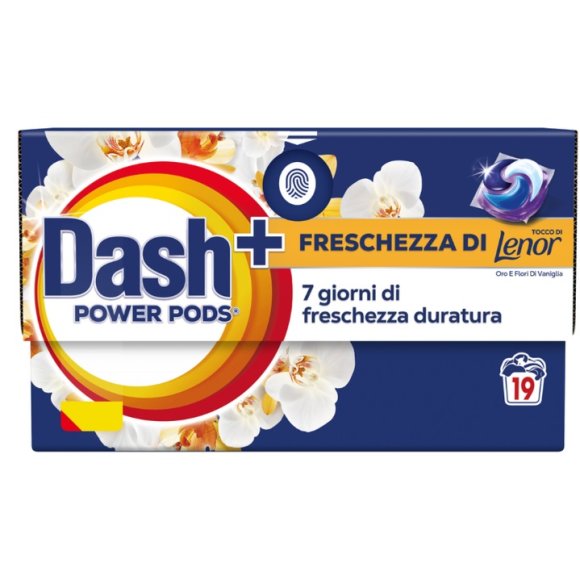 DETERSIVO DASH PODS POWER 19 LAVAGGI LNOR ORO