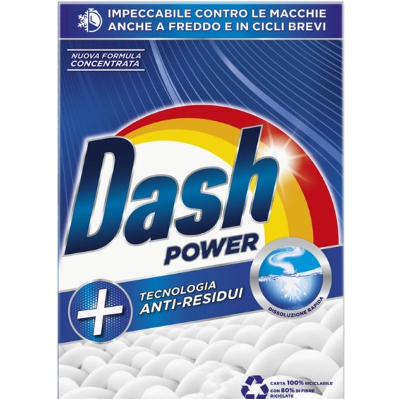 DASH POWER DETERSIVO IN POLVERE 86 MISURINI - CLASSICO