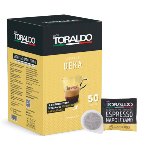 TORALDO BOX CIALDE PZ 50 DECAFFEINATO