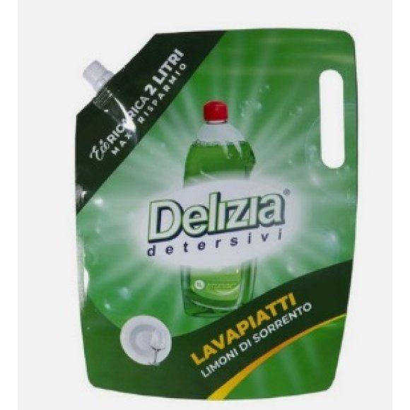 DELIZIA PIATTI ECORICARICA LIMONE - 2 LT 