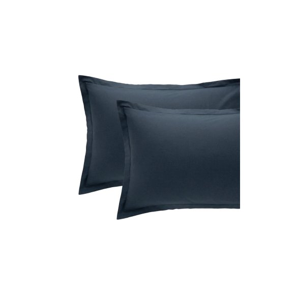 RIVIERA - COPPIA FEDERE "PAINT" IN MADAPOLAM - BLU DENIM 