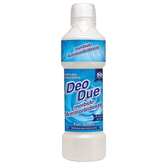 DEO DUE LAVATRICE AD AZIONE IGIENIZZANTE AI FIORI AZZURRI 25 LAVAGGI 1 LT.