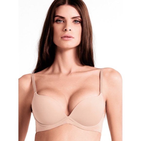 LORMAR - REGGISENO PUSH-UP SENZA FERRETTO "DESIDERIO" - NUDO