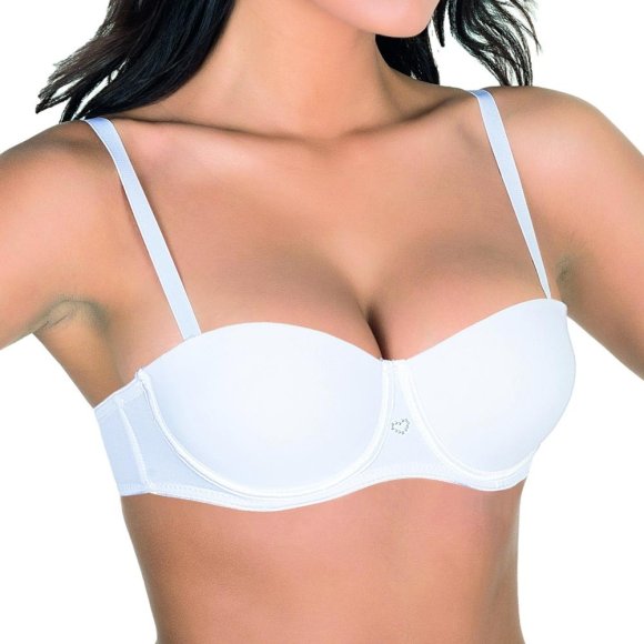 ARIS - REGGISENO FASCIA IMBOTTITO "DESY" - BIANCO 