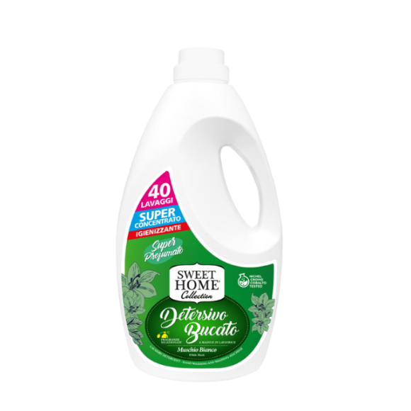 Sweet Home Detersivo Lavatrice Muschio Bianco 2 L