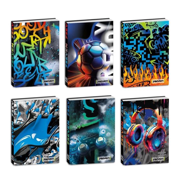 DIARIO STD 12M SEVEN DATATO BOY