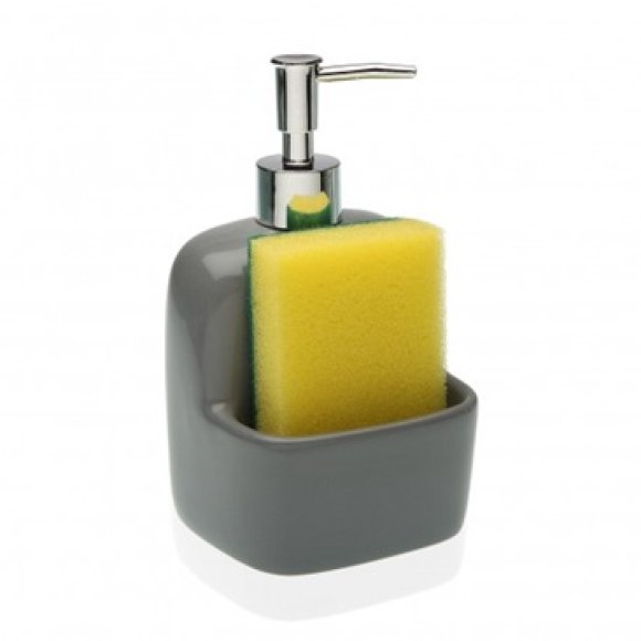 DISPENSER SAPONE IN CERAMICA - GRIGIO 
