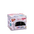 SCATOLA DISPENSER IN LATTA + COPERCHI - DECORI ASSORTITI