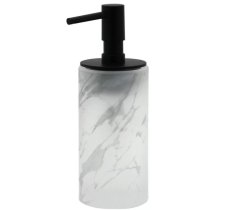 DISPENSER IN VETRO SATINATO "MARMOR"
