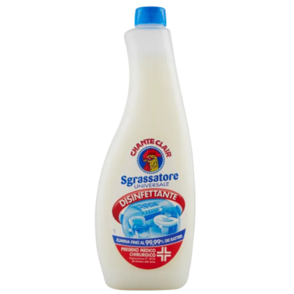 Chanteclair Sgrassatore Universale Disinfettante Ricarica 625 ml