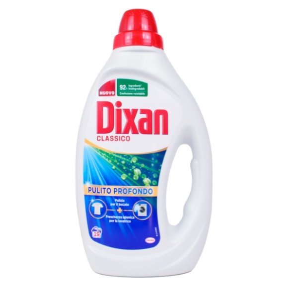 DIXAN DETERSIVO LIQUIDO BUCATO LAVATRICE CLASSICO 19 LAVAGGI