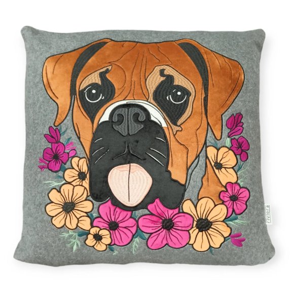 RIVIERA - CUSCINO "DOGGY ETTORE" - GRIGIO