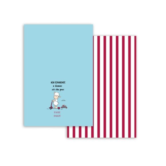 COPPIA STROFINACCI 50X70 Happy People - Frase "Domani"