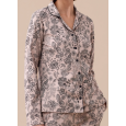 NOI DI NOTTE-Pigiama Donna Caldo Cotone Taglio Uomo Articolo Poule FA9301 