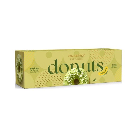 MAXTRIS - DONUTS PISTACCHIO - 6 PEZZI 