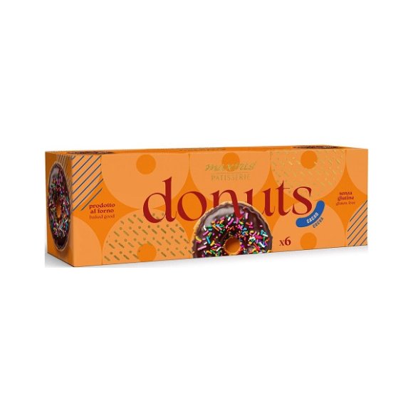MAXTRIS - DONUTS CACAO - 6 PEZZI 