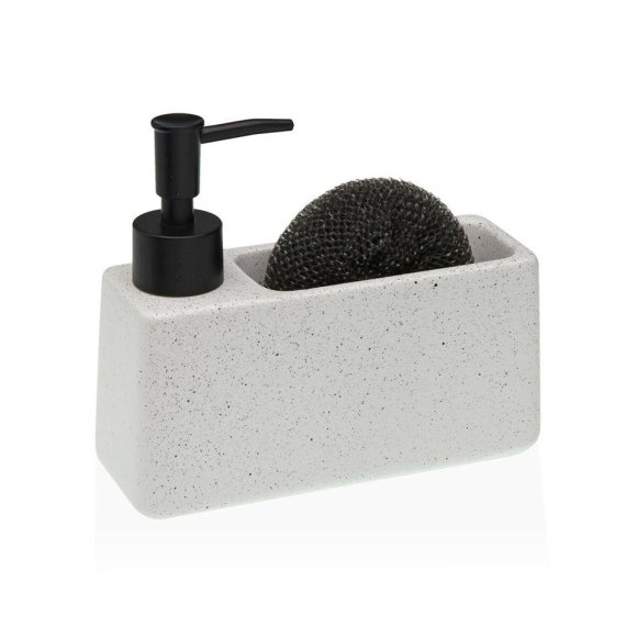 DOSASAPONE CON PORTA SPUGNA - PIETRA