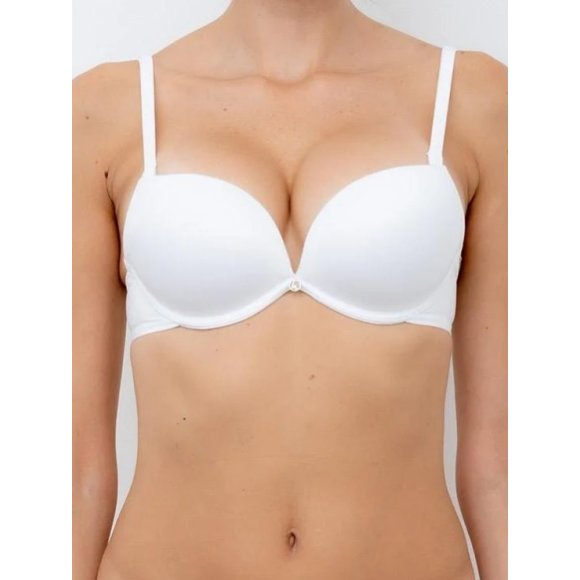 LORMAR - REGGISENO BALCONCINO IMBOTTITO "DOUBLE" - BIANCO - DALLA TAGLIA 1 ALLA 4