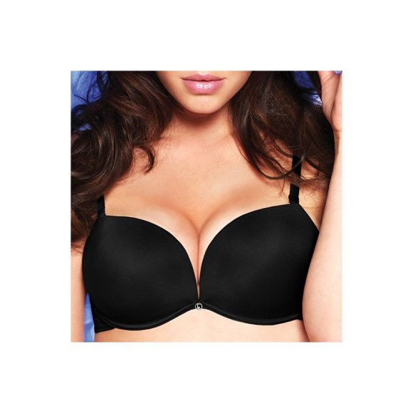 LORMAR - REGGISENO BALCONCINO IMBOTTITO "DOUBLE" - NERO - DALLA TAGLIA 1 ALLA 4