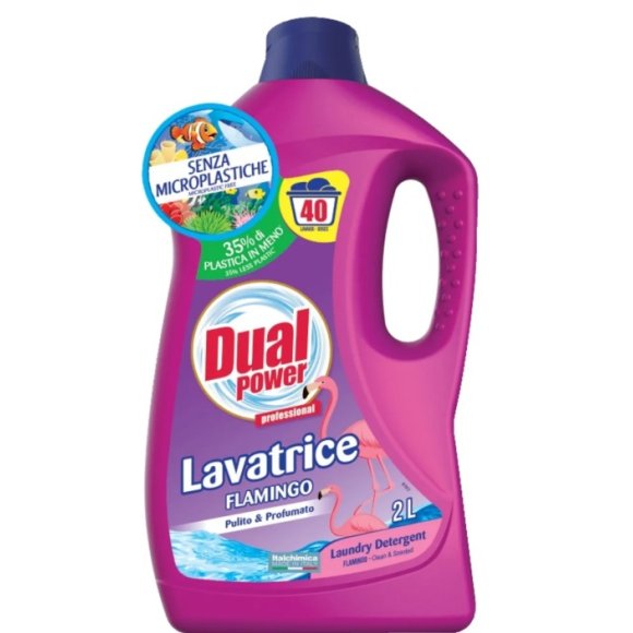 DUAL LAV. 2L 40 LAVAG. FLAMINGO
