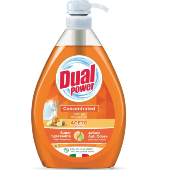 DUAL POWER PIATTI GEL CONCENTRAO ACETO DISPENSER 1000 ML