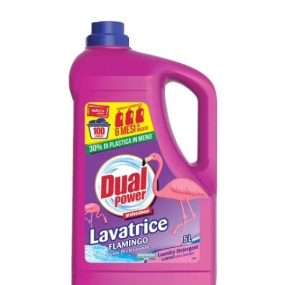 Detersivo lavatrice Flamingo DUAL POWER 5000 ml