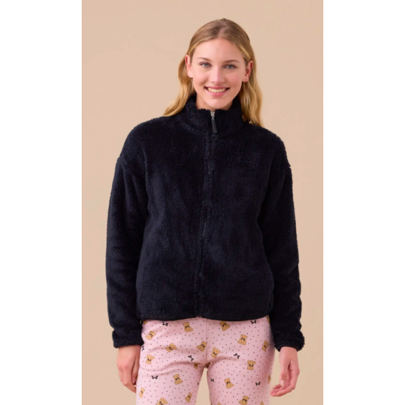 NOI DI NOTTE-Giacca Donna in Eco-pelliccia articolo unito GE3037 