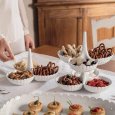 GUZZINI - SET 2 ANTIPASTIERE "TIFFANY" - BIANCO LATTE 