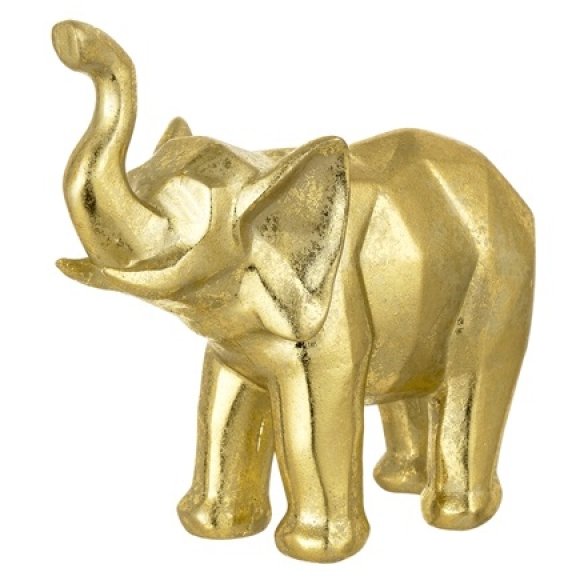 STATUETTA ELEFANTE DORATO
