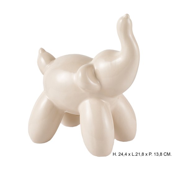 ELEFANTINO 24,4 CM - TORTORA